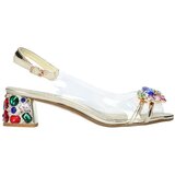 Laura Vita Sandali & Odprti čevlji MILY 01 Pozlačena | Shoptok.si