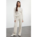 Trendyol Stone Basic Finger Detailed Knitwear Bottom-Top Set | shoptok.hr