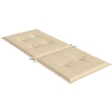  Jastuci za vrtne stolice 6 kom bež 120 x 50 x 3 cm od tkanine | shoptok.hr
