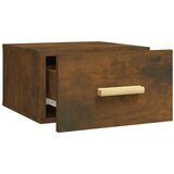  Zidni noćni ormarić boja dimljenog hrasta 35x35x20 cm | shoptok.hr