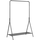  Stalak za odjeću s pohranom Crna 100 x 56 x 154 cm Čelik | shoptok.hr
