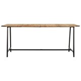 vidaXL Jedilna miza 180x90x75 cm trden mangov les | Shoptok.si