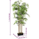 Umjetno stablo bambusa 730 listova 120 cm zeleno | shoptok.hr