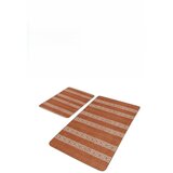 Mila Home Rjave žametne kopalniške preproge v kompletu 2 ks 60x100 cm – Cene