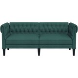  Dvosjed Chesterfield tamnozeleni od tkanine | shoptok.hr