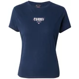 Tommy Jeans Curve Majica 'ESSNTL' mornarska / roza / rdeča / bela