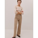 Reserved Wide leg traperice - bež | shoptok.hr