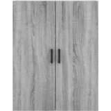  Visoka komoda siva sonome 69,5x34x180 cm od konstruiranog drva | shoptok.hr