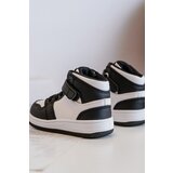 Boto High Children's Sports Shoes White and Black Teredite | Shoptok.si