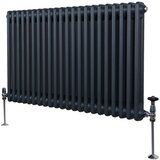 Monster Tradicionalni radiator z 2 stolpcema - 600 x 1012 mm - antracitno siva, (21569977) | Shoptok.si
