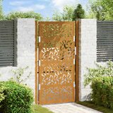 vidaXL Vrtna vrata 105x180 cm Preperevanje dizajn jeklenih listov Cene
