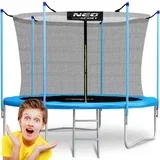Sport vrtni trampolin od 252cm/8ft s unutarnjom mrežom i ljestvama