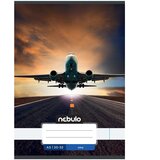 NEBULO spajalica bilježnica glatka s uzorkom uzlijećućeg zrakoplova 20-32 A/5 Cijene