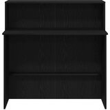 vidaXL Recepcijski stol crni 100x50x103,5 cm izrađeno drvo | shoptok.hr