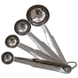 Set 4kos merilne žličke 1 - 2,5 - 5 - 15 ml / inox, (5000200313)