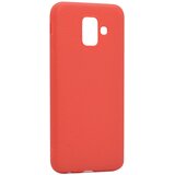  Maska za telefon Leather Look za Samsung A6/ A600F (2018) crvena | Eponuda.com