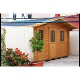 Male kuće Drvena vrtna kućica CLARA 445 × 400 cm sa šindrom | shoptok.hr