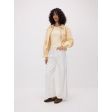 Reserved Wide leg traperice s vezom - bijela | shoptok.hr