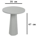 Hanah home side table lilyum 47 white | ePonuda.com