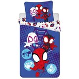 Jerry Fabrics Plava pamučna dječja posteljina za krevet za jednu osobu 140x200 cm Spidey – | shoptok.hr