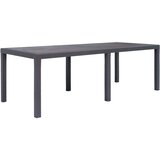  Vrtni stol smeđi 220 x 90 x 72 cm plastika s izgledom ratana | shoptok.hr
