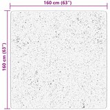  Tepih HUARTE kratkih vlakana mekani i perivi zeleni 160x160 cm | shoptok.hr