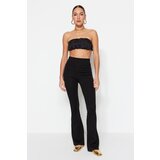 Trendyol Ženske pantalone Fashion crna | siva | ePonuda.com