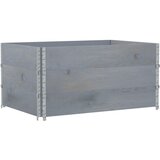  Okviri za palete 3 kom sivi 120 x 80 cm od masivne borovine | Eponuda.com