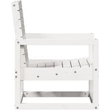  Vrtna stolica bijela 57,5 x 63 x 76 cm od masivne borovine | shoptok.hr