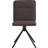  Jedilni stoli 4 kosi temno rjavo blago, (21832124) | Shoptok.si