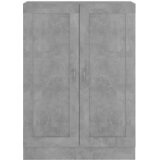 Ormarić za knjige boja betona 82,5x30,5x115cm konstruirano drvo | shoptok.hr