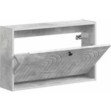  Ormar za cipele na zidu ALKMAAR 71 x 17 x 43 cm Betonska siva | shoptok.hr