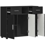 vidaXL kreveta s ladicama crna 88.5 x 30.5 x 73 cm konstruirano drvo | shoptok.hr