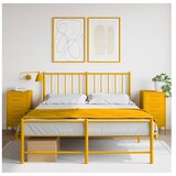 vidaXL Noćni ormarići 2 kom boja senfa 36x39x68cm hladno valjani čelik | shoptok.hr