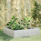 vidaXL Vrtna visoka greda 100x100x25 cm nerjaveče jeklo Cene