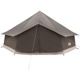 Tipi šator Smeđa siva 600 x 600 x 350 cm Poliester i čelik | shoptok.hr