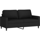 Maison Chic kavč - Sofa - Kanape dvosed črn 140 cm žamet, (21726723) Cene