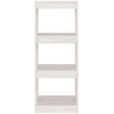 vidaXL knjižna omara za razdelitev prostora bela 40x30x103,5 cm | Shoptok.si