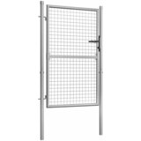  Vrtna vrata od pocinčanog čelika 100x125 cm srebrne boje | Eponuda.ba
