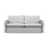 Cosmopolitan Design Svijetlo siva baršunasta sklopiva sofa 214 cm Vienna – Cijene