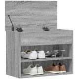  Klupa za cipele boja sivog hrasta 60x30x45 cm konstruirano drvo | shoptok.hr