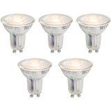 LUEDD Komplet 5 GU10 50 Zatemnitvene LED žarnice 3,9 W 450 lm 2700K Longlife Cene