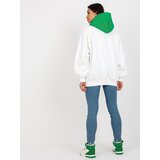 ex moda Sweatshirt-EM-BL-696.68-white-green | Shoptok.si