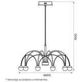 HOME LIGHT luster luna 319 | ePonuda.com