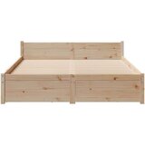 vidaXL Okvir kreveta bez madraca 150 x 200 cm od masivne borovine | shoptok.hr