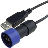 Bulgin USB kabel USB 2.0 USB-A vtič\, USB-mikro-B vtič 2.00 m črna\, modra PXP4040/B/2M00, (20416591) | Shoptok.si