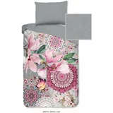 HIP Rožnato-siva flanelna posteljnina 140x200 cm - HIP