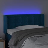  LED uzglavlje tamnoplavo 83x16x78/88 cm baršunasto | shoptok.hr