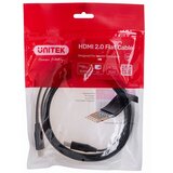 Unitek HDMI CABLE 2.0 4K60HZ,FLAT,2M,C11063BK-2M | shoptok.hr