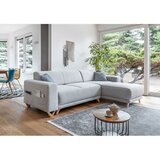 Miuform Svijetlo siva sklopiva/s prostorom za odlaganje kutna garnitura Classy Sophie – | shoptok.hr